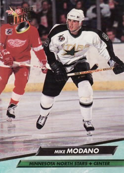 1992-93 Ultra #96 Mike Modano Front