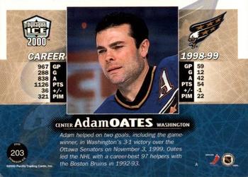 1999-00 Pacific Dynagon Ice - Blue #203 Adam Oates Back