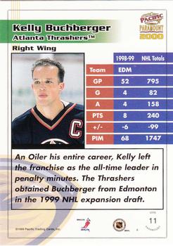 1999-00 Pacific Paramount - Gold #11 Kelly Buchberger Back