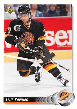 1992-93 Upper Deck #160 Cliff Ronning Front