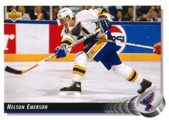 1992-93 Upper Deck #166 Nelson Emerson Front