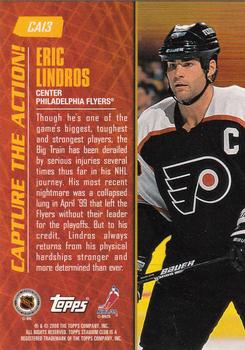 1999-00 Stadium Club - Capture the Action #CA13 Eric Lindros Back