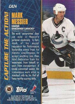 1999-00 Stadium Club - Capture the Action #CA24 Mark Messier Back