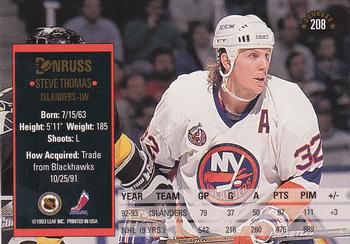 1993-94 Donruss #208 Steve Thomas Back