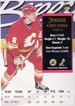 1993-94 Donruss #408 James Patrick Back