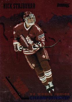 1993-94 Donruss - 1994 World Junior Championship Canada #CAN 19 Nick Stajduhar Front