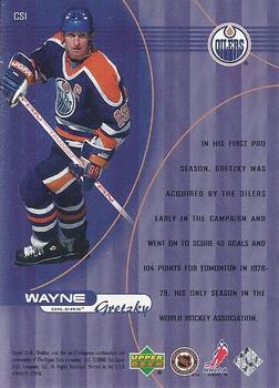 1999-00 Upper Deck Ovation - Center Stage #CS1 Wayne Gretzky Back