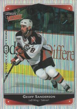 1999-00 Upper Deck Ultimate Victory - Victory Collection #12 Geoff Sanderson Front