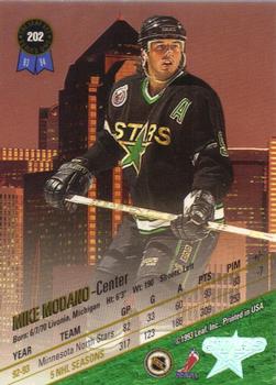 1993-94 Leaf #202 Mike Modano Back