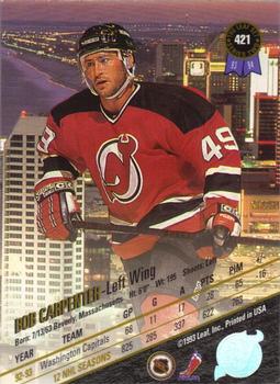 1993-94 Leaf #421 Bob Carpenter Back