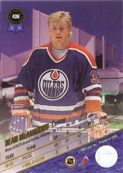 1993-94 Leaf #436 Dean McAmmond Back