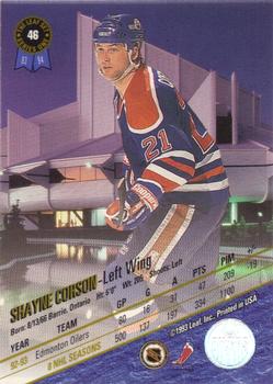 1993-94 Leaf #46 Shayne Corson Back