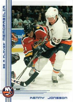 2000-01 Be a Player Memorabilia - Sapphire #150 Kenny Jonsson Front