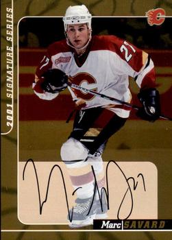 2000-01 Be a Player Signature Series - Autographs Gold #176 Marc Savard Front