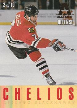 1993-94 Leaf - Gold Leaf All-Stars #2 Larry Murphy / Chris Chelios Back
