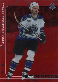 2000-01 Be a Player Signature Series - Ruby #27 Jere Karalahti Front