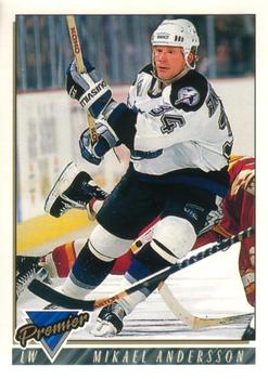 1993-94 O-Pee-Chee Premier #150 Mikael Andersson Front