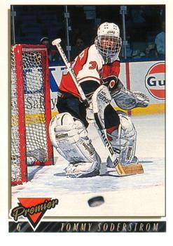 1993-94 O-Pee-Chee Premier #55 Tommy Soderstrom Front