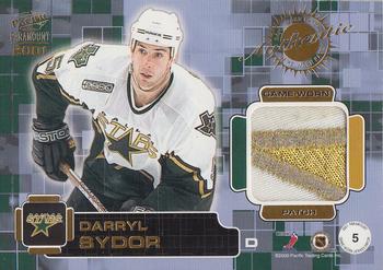 2000-01 Pacific Paramount - Jersey and Patches #5 Darryl Sydor Back