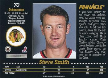 1993-94 Pinnacle #70 Steve Smith Back