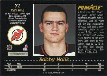 1993-94 Pinnacle #71 Bobby Holik Back