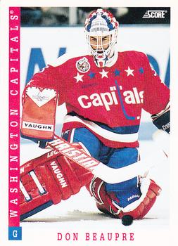 1993-94 Score #58 Don Beaupre Front