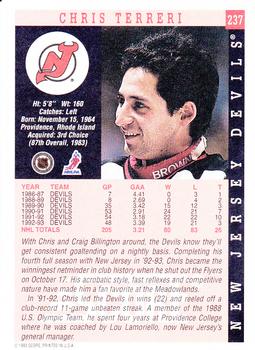1993-94 Score #237 Chris Terreri Back