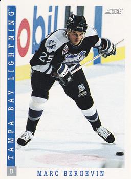 1993-94 Score #363 Marc Bergevin Front
