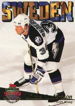 1993-94 Stadium Club #427 Mikael Andersson Front