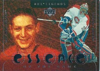 2000-01 Upper Deck Legends - Essence of the Game #EG4 Patrick Roy / Terry Sawchuk Front