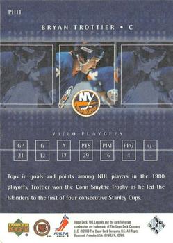 2000-01 Upper Deck Legends - Playoff Heroes #PH11 Bryan Trottier Back