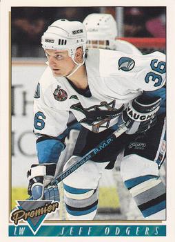 1993-94 Topps Premier #497 Jeff Odgers Front