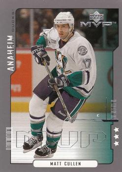 2000-01 Upper Deck MVP - Third Star #2 Matt Cullen Front