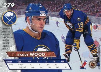 1993-94 Ultra #279 Randy Wood Back