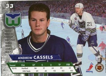 1993-94 Ultra #33 Andrew Cassels Back