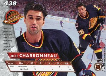 1993-94 Ultra #438 Jose Charbonneau Back