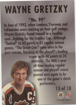 1993-94 Ultra - All-Stars #15 Wayne Gretzky Back