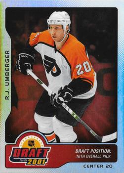 2001-02 Be a Player Memorabilia - Draft Redemption Exchange #16 R.J. Umberger Front