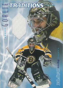 2001-02 Be a Player Memorabilia - Goalie Traditions #GT-15 Byron Dafoe Front