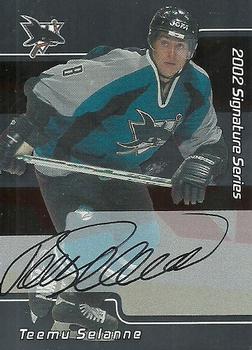 2001-02 Be a Player Signature Series - Autographs #LTS Teemu Selanne Front