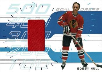 2001-02 Be a Player Memorabilia - 500 Goal Scorers Jersey #GS-28 Bobby Hull Front