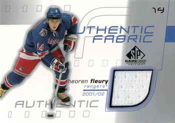 2001-02 SP Game Used - Authentic Fabric #AF-TF Theoren Fleury Front