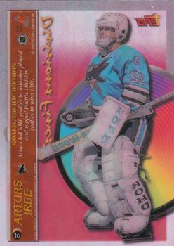 1994-95 Finest - Divisions Finest #16 Arturs Irbe Back