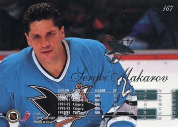 1994-95 Flair #167 Sergei Makarov Back