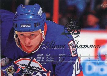 1994-95 Flair #212 Alexei Zhamnov Back