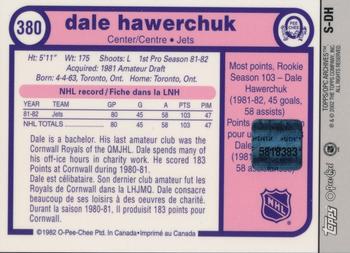 2001-02 Topps / O-Pee-Chee Archives - Relics #S-DH Dale Hawerchuk Back