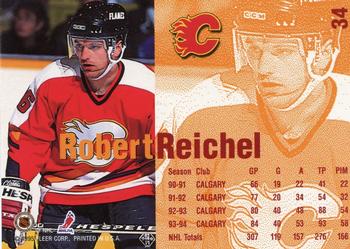 1994-95 Fleer #34 Robert Reichel Back