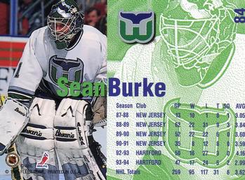 1994-95 Fleer #84 Sean Burke Back
