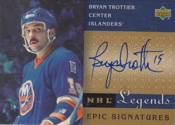 2001-02 Upper Deck Legends - Epic Signatures #BT Bryan Trottier Front