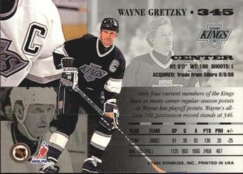 1994-95 Leaf #345 Wayne Gretzky Back